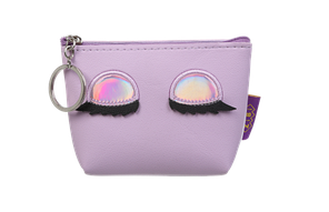 Кейс для монет плоский лавандовий.