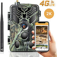 4G / APP Фотоловушка, камера для охоты Suntek HC-810plus, 2K, 30Мп, с приложением iOS / Android