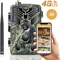 4G / APP Фотоловушка, камера для охоты Suntek HC-810Pro, 4K, 30Мп фото, с live приложением iOS / Android