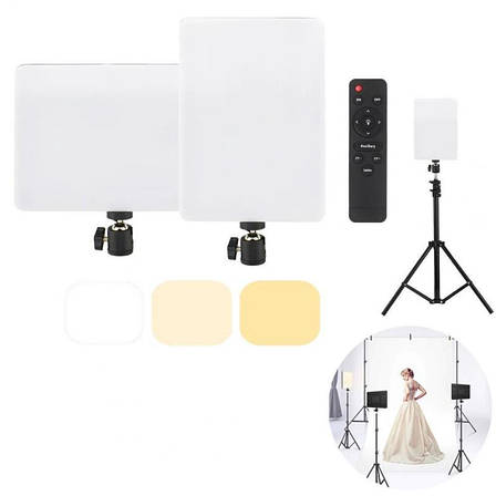 Набір постійного студійного світла Camera light MM-240 Ra95+ LED набір світла для блогера, фото 1