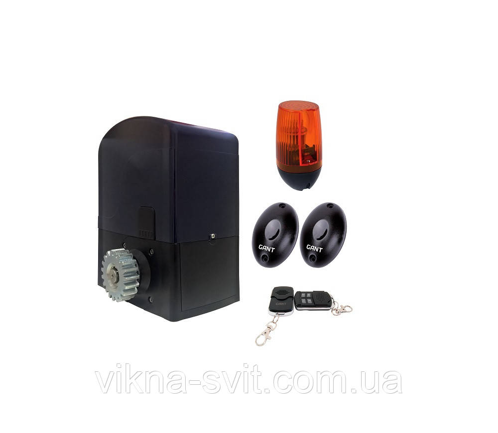 Комплект SET BA-400DC електропривод + пульт ДК 4-х канальний + PULSAR (230) сигнальна лампа + IR30M