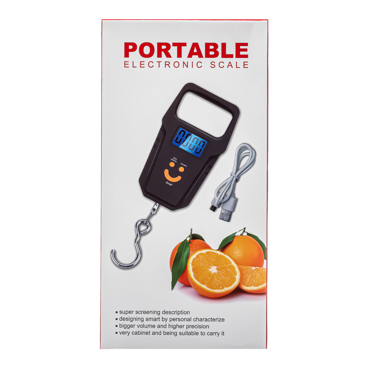 Кантер електронний Portable electronic scale 50 кг (USB)