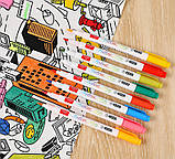 Набір маркерів для тканини YOVER 24 кольори, фото 10