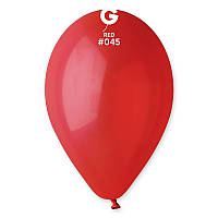 Воздушные шары красные пастель 26 см Gemar Италия 5 шт