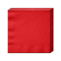 Салфетки бумажные Красные двухслойные 10 шт