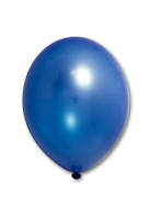 Воздушные шары синие металлик 30 см BelBal Бельгия 5 шт