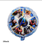 Шар фольгированный Супергерои диаметр 45 см Китай