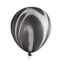 Воздушные шары Агат черный 11"/28 см.( Китай) поштучно