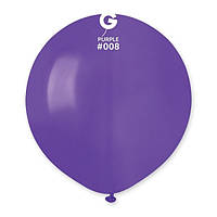 Воздушный шар сюрприз фиолетовый, латексный шар пастель 48 см 19" Gemar
