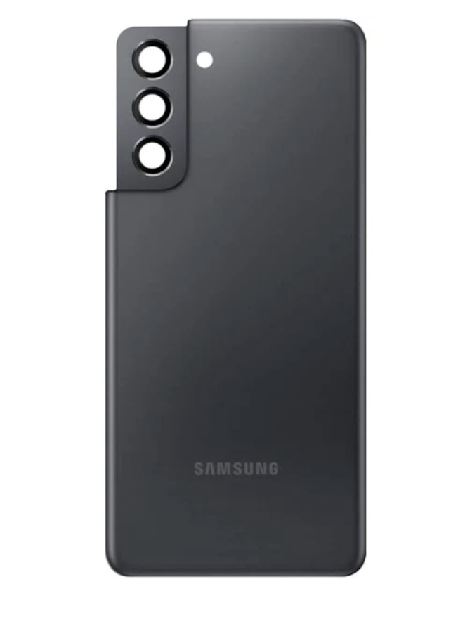 Задня кришка для Samsung G991B Galaxy S21, сіра, оригінал (Китай) + скло камери, фото 1