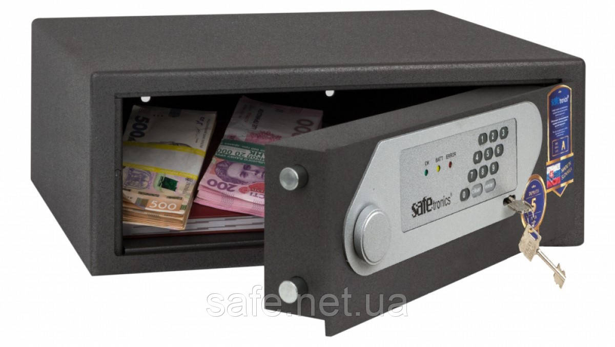 Сейф для Safetronics HT1-17/38 (ВxШxГ:170x380x390), сейф для готелю, сейф для зберігання цінностей у готелі, фото 1