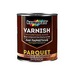 Лак паркетний Kompozit Parquet Varnish глянсовий 0.7л