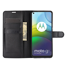 Шкіряний чохол книжка Lichee для Motorola Moto G9 Power (9 кольорів), фото 2