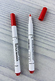 Маркер Текстильний 2мм Червоний тонкий круглий 2739 Centropen, Чехія