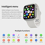 Смартгодинник X8 Білий (Smart Watch) Годинник Фітнес браслет, фото 4