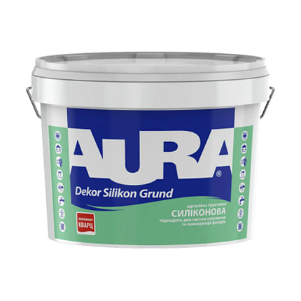 Силіконовий грунт з кварцом Aura Dekor Silikon Grund 2.5л, фото 1