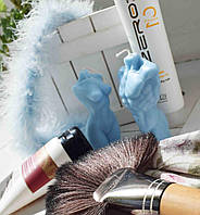 Свічки "Жіночий та Чоловічий Торс". Колір: Блакитний Висота: 10см. Матеріал:Парафін.