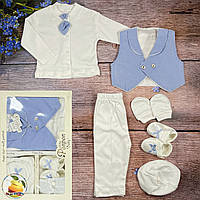 Крестильный набор одежды для малыша Размер: 0-3 месяца (02255)