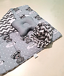 Комплект для немовлят у коляску та кокон (різні кольори), фото 2