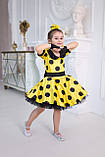 Костюм Стиляги в жовтому для дівчинки, фото 4