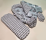 Комплект для немовлят у коляску та кокон (різні кольори), фото 4