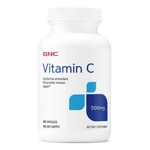 Вітамін C (аскорбінова кислота) GNC Vitamin C 500 мг 180 таб. (уцінка термін по 5.23)