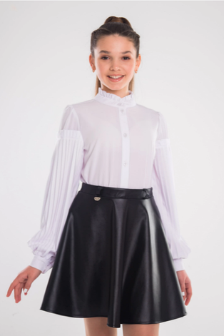 Блуза Suzie "Жаклін" БЛ-63109, 116 білий, фото 1