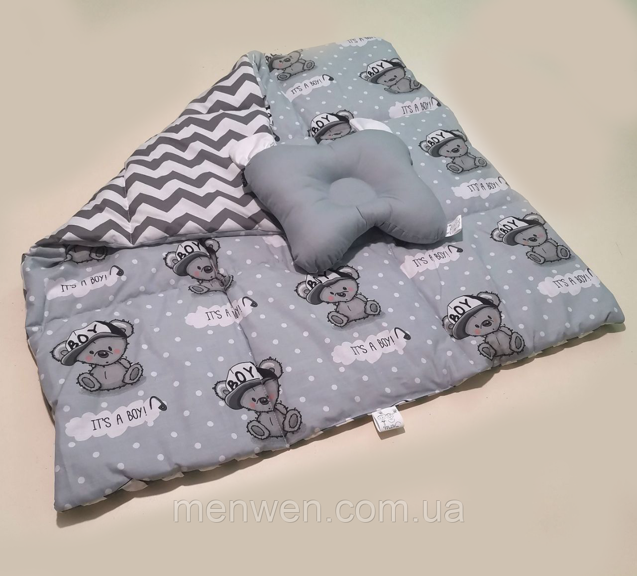 Комплект для немовлят у коляску та кокон (різні кольори), фото 1