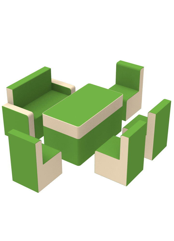 Комплект дитячих меблів Готелька KIDIGO, фото 1