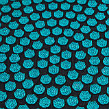Масажний килимок Аплікатор Кузнєцова + валик масажер для спини/шиї/голови OSPORT Lotus Mat Eco (apl-021), фото 4