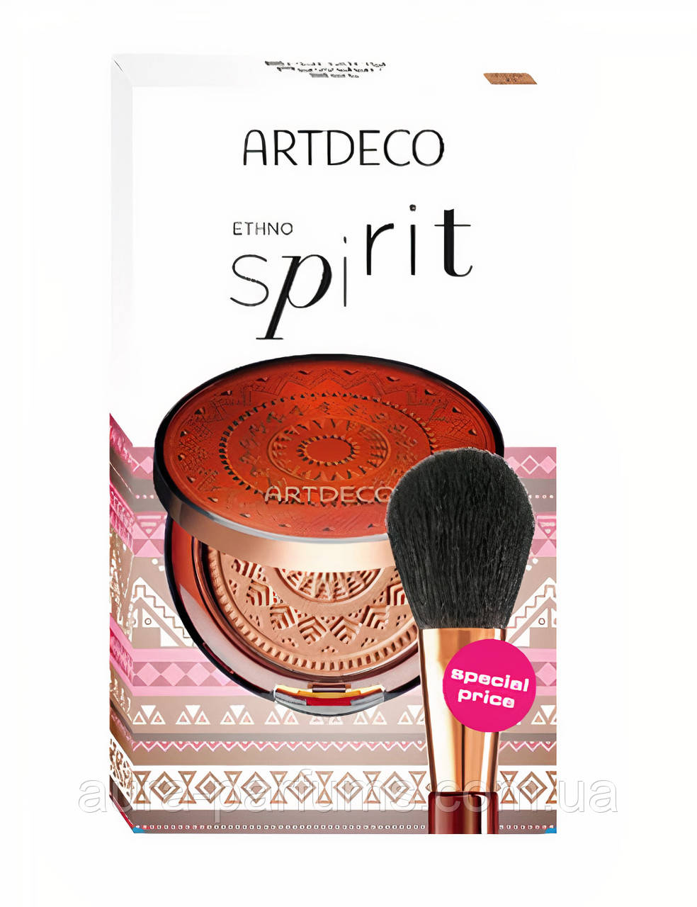 Набір Artdeco Ethno Spirit Bronzing Powder Set (Пудра 02 Desert Earth 9г; + Пензлик для пудри, 1шт.)