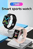 Смарт-годинник T900 Рожевий (IWO Smart Watch) Годинник смарт Фітнес браслет, фото 4