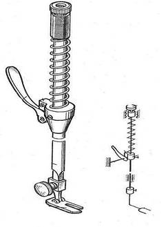 Вузол підйому лапки швейної машини