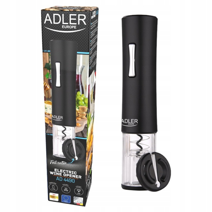 Штопор для вина електричний Adler AD 4490