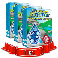Биопрепара для водоемов Биосток очистка водоема 1 кг (биопрепарат, средство, очиститель, препарат)