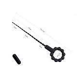 Ерекційне кільце з уретральним катетером і вібрацією - Чорний, фото 3