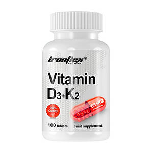 Вітамін Д3 та К2 IronFlex Vitamin D3+K2 100 tabs