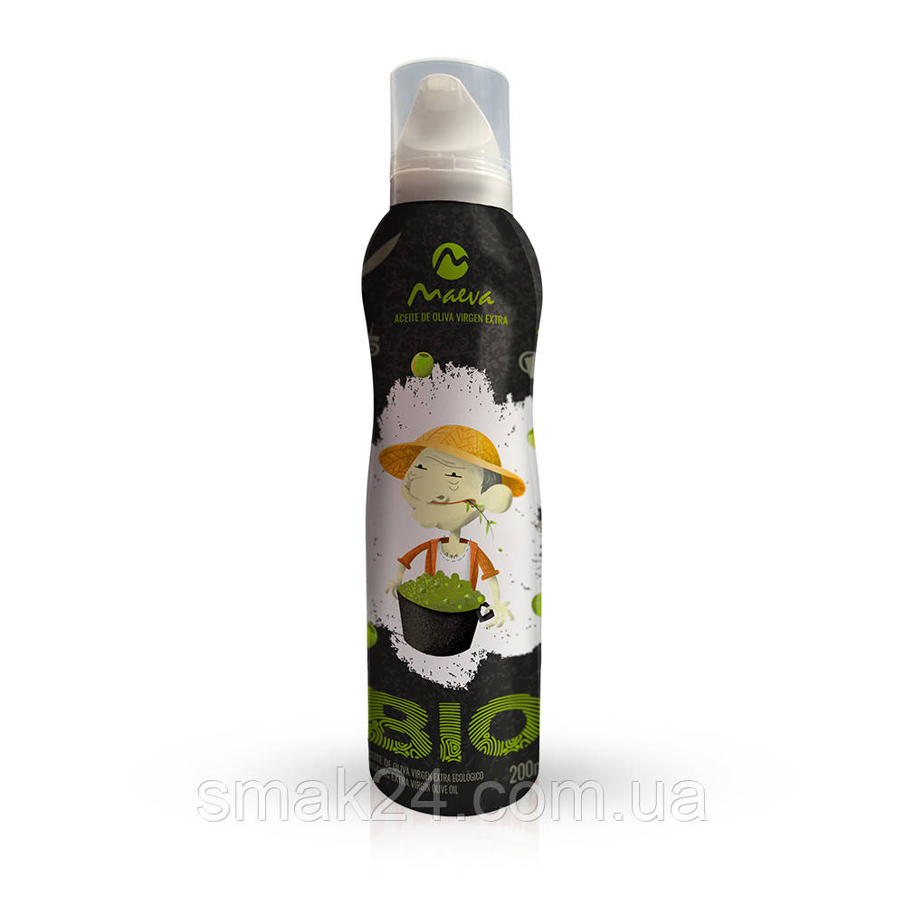 Олія оливкова в спреї Maeva BIO(Органіка), Aceite de Olive Virgen Extra Іспанія 200мл