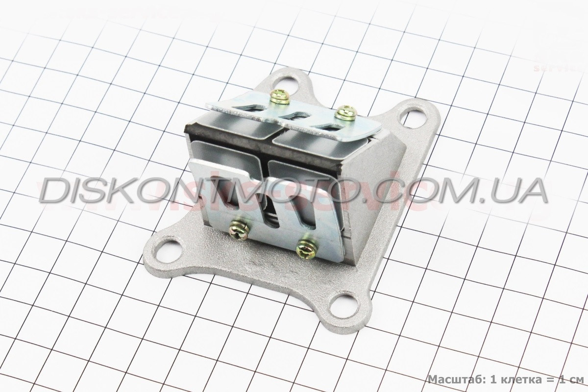 Пелюстковий клапан Honda DIO ZX AF 34/35 GBL (Хонда ДІЙО) (під 4 болти) Sheng-E
