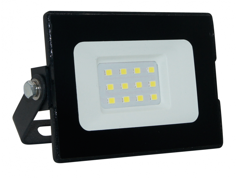 Светодиодный прожектор Luxel 98х62х35 мм 175-260V 10W IP65 (LED-LPM-10С 10W)