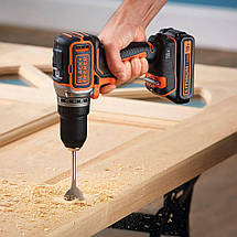 Дриль-шурупокрут акумуляторний безщітковий BLACK+DECKER BL186N, фото 5