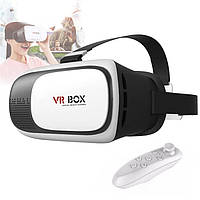 Очки виртуальной реальности VR BOX 3D 2.0 с Bluetooth джойстиком