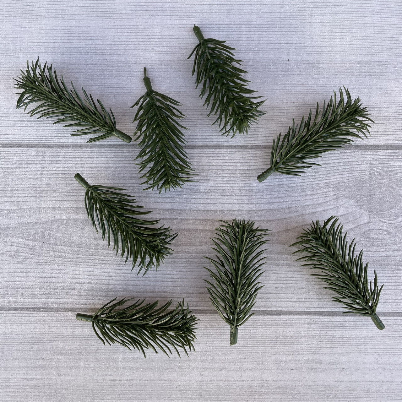 Гілка ялини лита зелена 7,5 см ( 100 шт в уп), фото 1