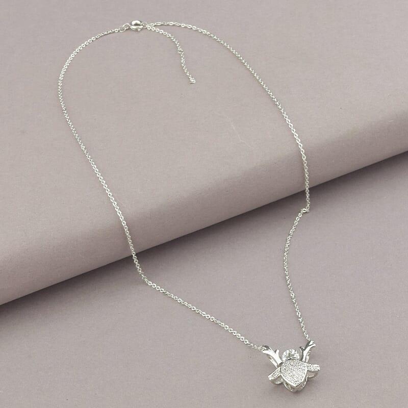 Підвіска біжутерія Xuping Jewelry Фіаніт з родієвим покриттям