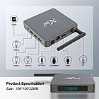 X96 X6 4/32 | Rockchip RK3356 | Smart TV Box | Android 11 | Смарт ТВ Приставка, фото 5