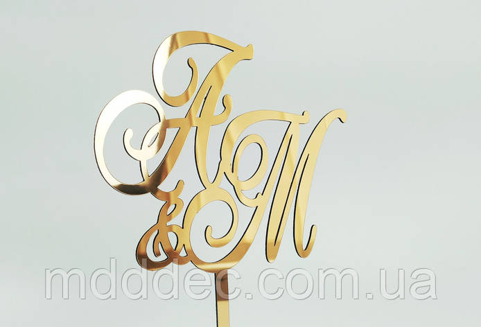 Дзеркальні Весільні топери Топери з ініціативами молодіжний!! А&М, фото 1