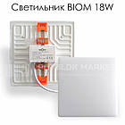 Світильник BIOM 18W (квадрат) врізний, фото 2