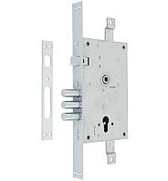 Замок врезной MUL-T-LOCK 3-WAY DIN 352R SP никель (Израиль)