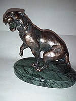 Статуэтка бронзовая" пантера" 20 х 17 см