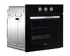 Духова шафа електрична BORGIO OFA 106.02 (Black Glass) Чорне скло, фото 4